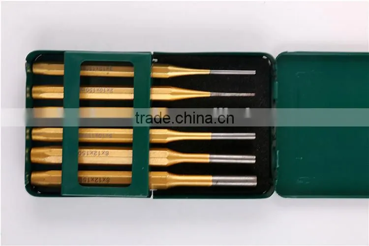 Professional 6pcs golden chisel set with high quality