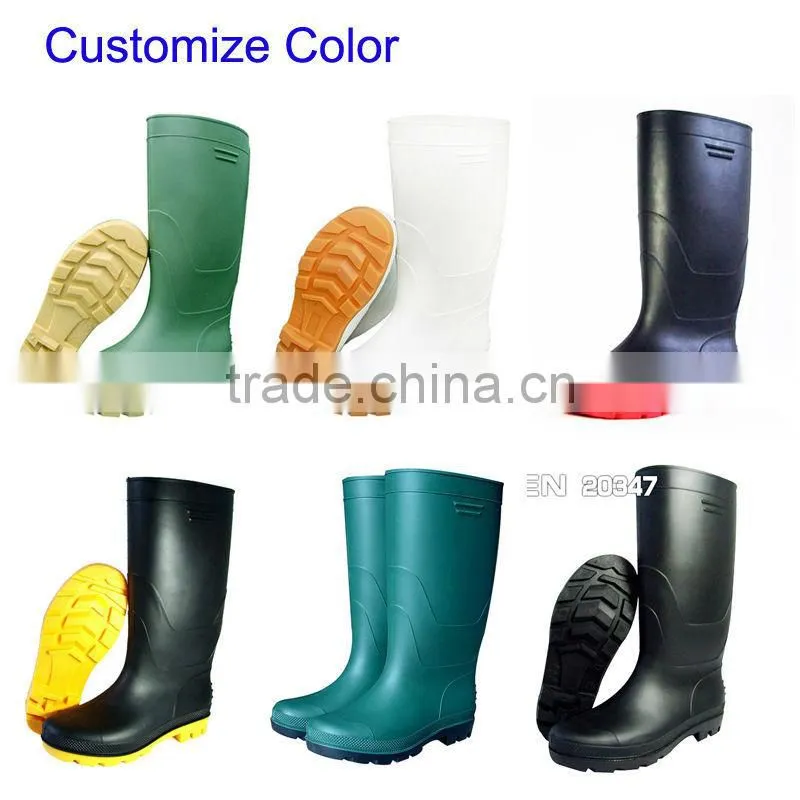 PVC Light Man Working Boots For Fishing Farming
