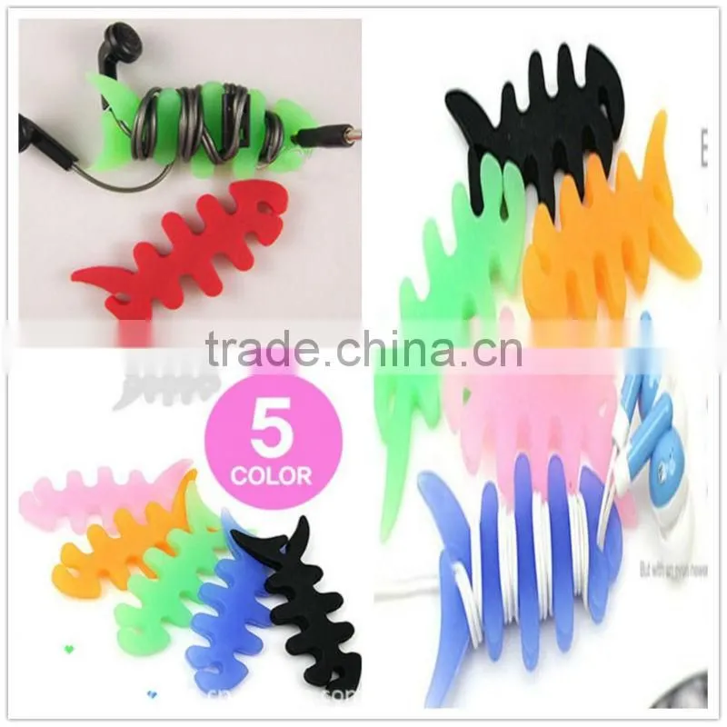 2012 silicone earphone cable winder