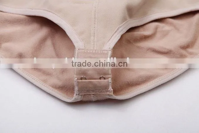 2015 Top Sell Women Sexy Elastic Breathable zipper slimming Body Shaper Corset