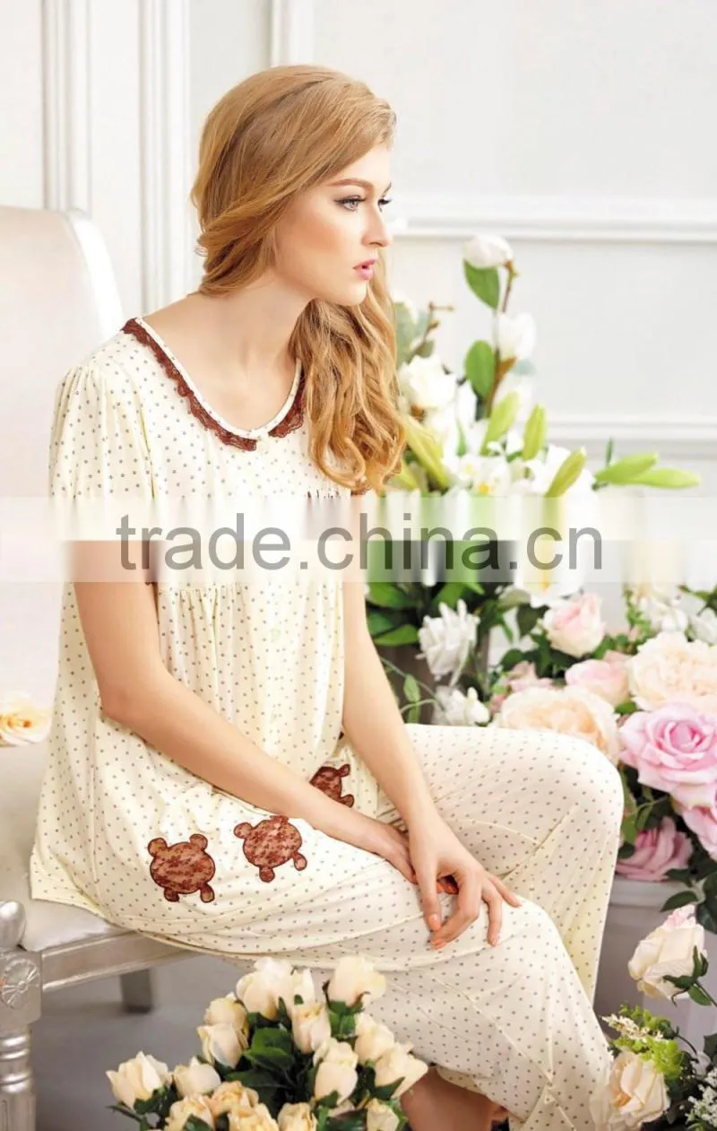 mature Women pajamas sex nightgown for OEM service with lower price