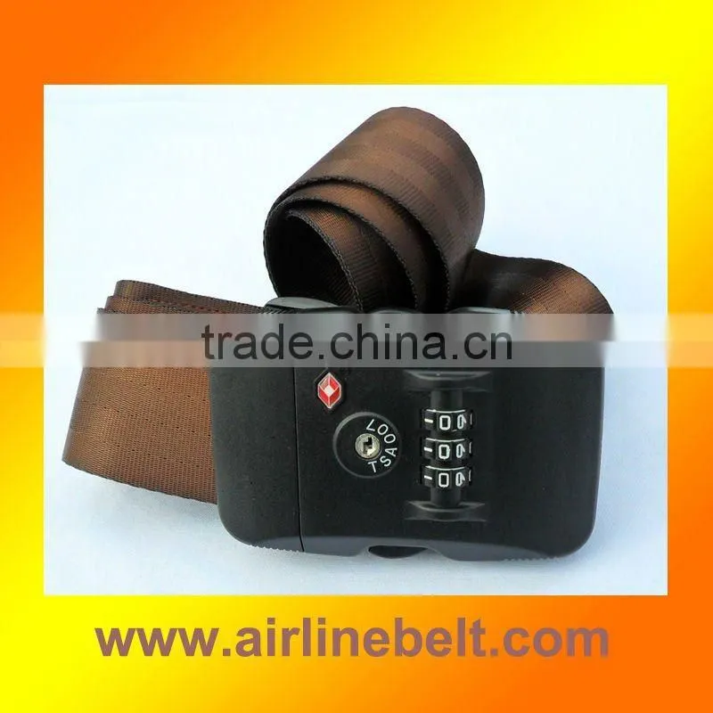 NEW Seatbelt orange luggage strap, top quality