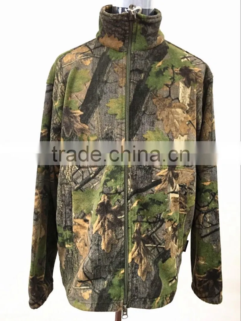 2017 New design 100% polyester fieldman polar fleece mens jacket
