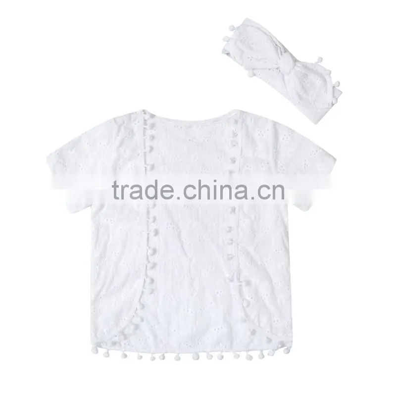 Wholesale crocet lace vest flower pattern for baby