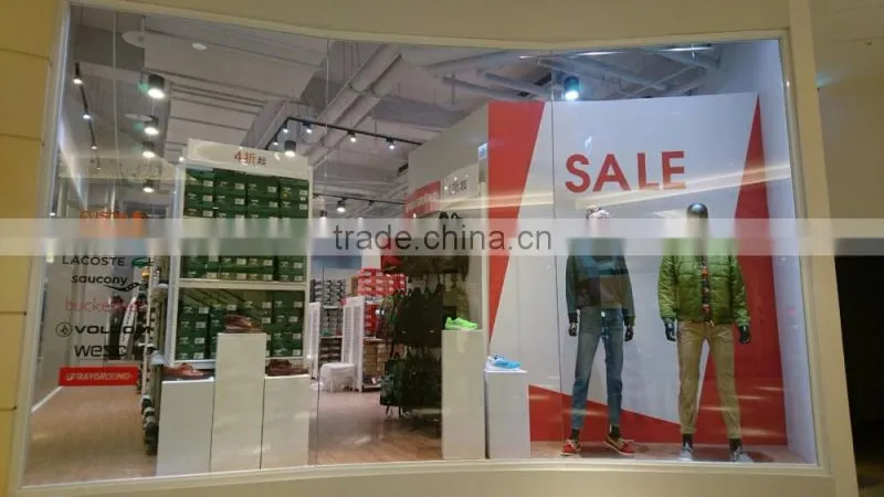 Outlet Department store display racks shopping mall display rack