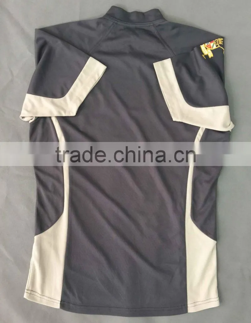 2017 custom zipper collar golf polo cycling shirt