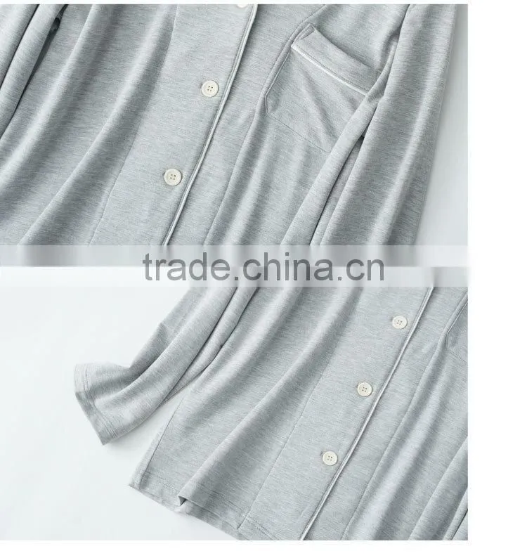 custom made hot casual men high quality modal sleepwear pajamas