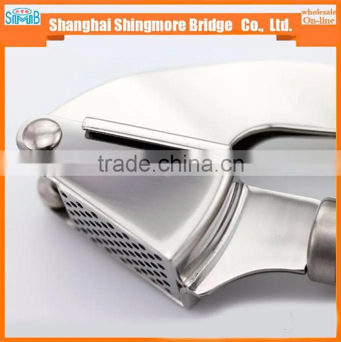 kitchen vegetable fruit tools high quality stainless steel garlic press