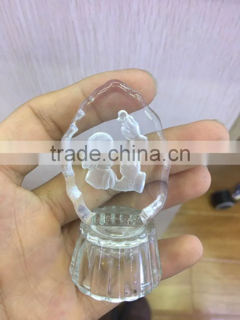 Wholesale Glitta Fashion wedding gifts for guests Christianity Jesus Christian crystal gift wedding favors JC-CC-01