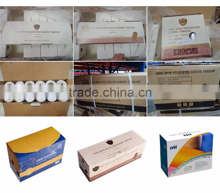 Wholesale 100% polyester spun sewing thread