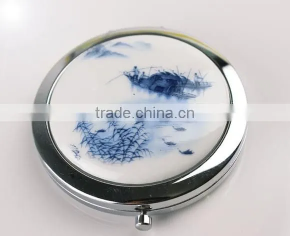 Factory Supply Low-Cost Promotions Small Mirrors Souvenir Pocket Mirror,Cosmetic Mirror / Pocket Mirror / Compact Make Up Mirror