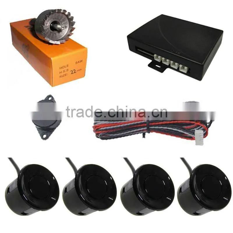 reverse parking system with buzzer warning and waterproof plug