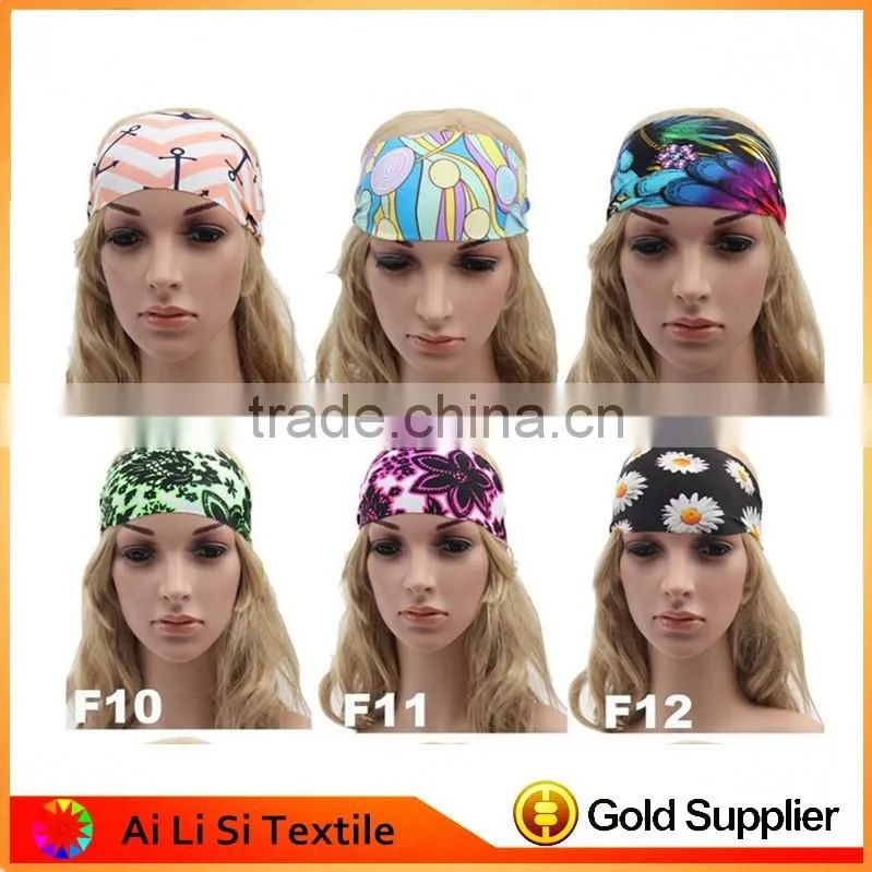 3D Printed Woman Flower Hair Band,Custom Printed Elactic Hair Band Hair Accessories
