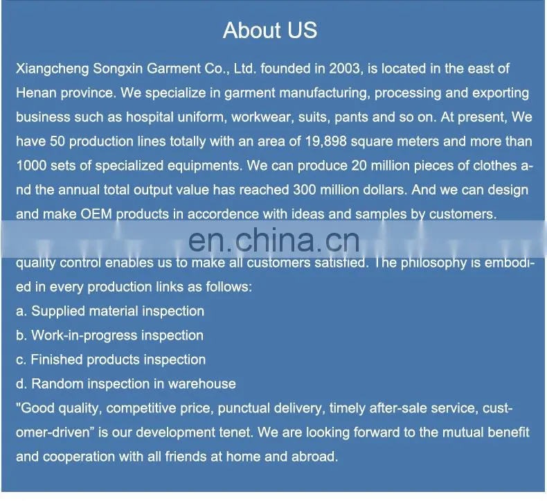 ESD Control and Cleanroom Garment/ESD working clothing/ESD clothing