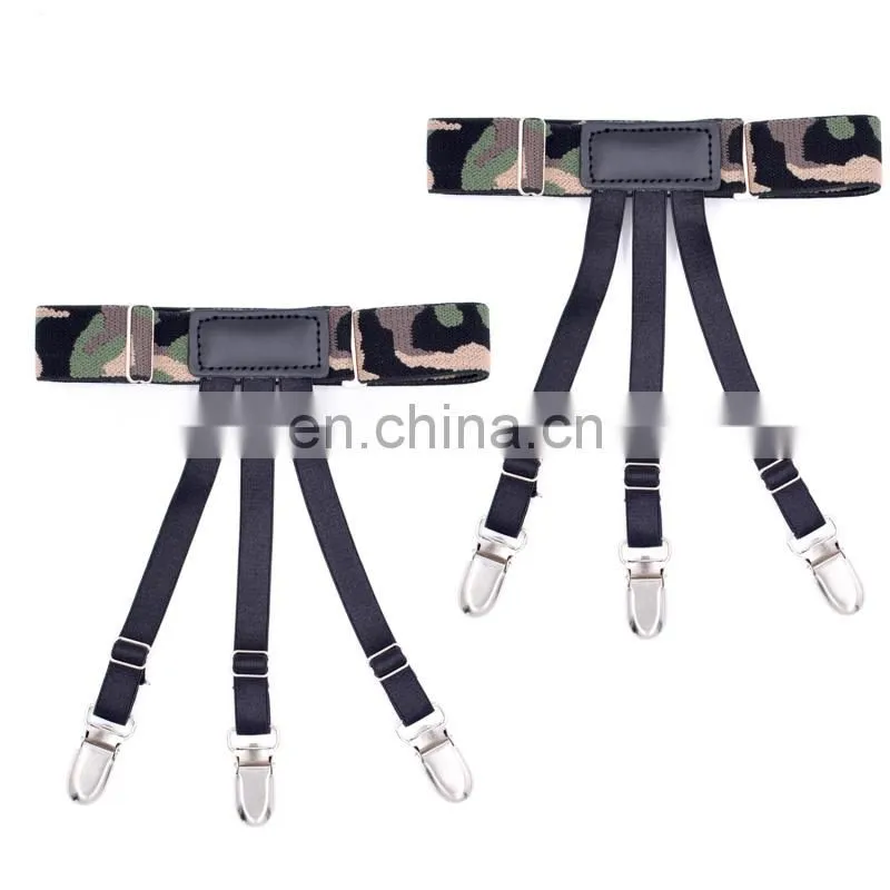 Newline design mens fashion adjustable shirt stays shirt garters