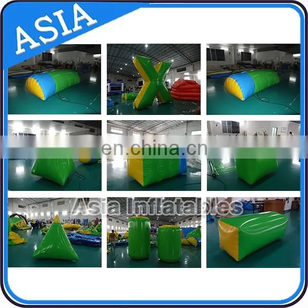 Custom Pritning Inflatable Sports Paintball Bunkers, Column Shape Bunkers
