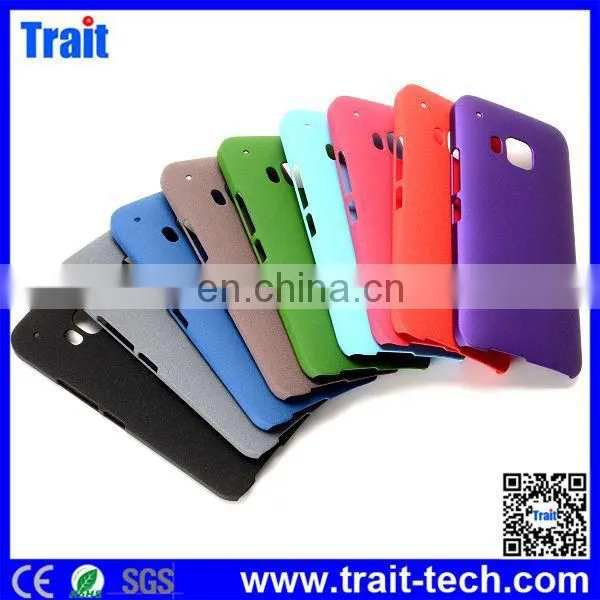 Alibaba Express Solid Color Ultrathin Quicksand Style PC Hard Case for HTC One M9