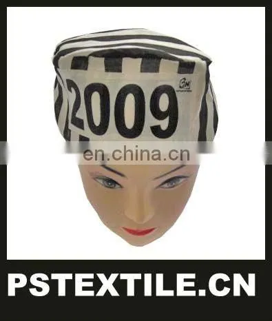 Newest style Stripe Printed Cotton Chef Cap