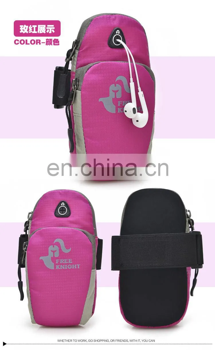 cheap Outdoor Cycling Sports Running Camping Wrist Pouch Mobile Phone Arm Bag Key Money arm sports bag