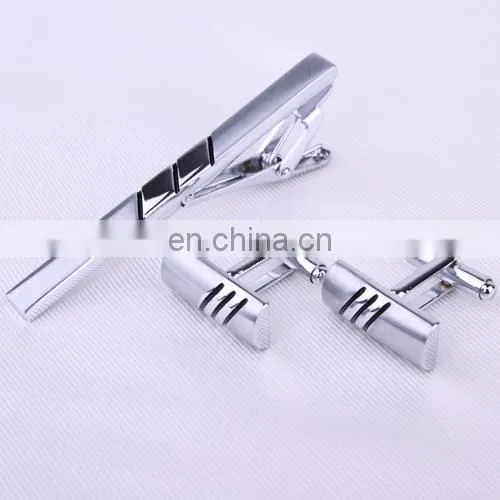 Factory direct sale funny cufflink tie clips mosaic diamond