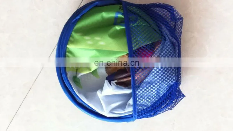 cheap customized foldable polyester laundry basket