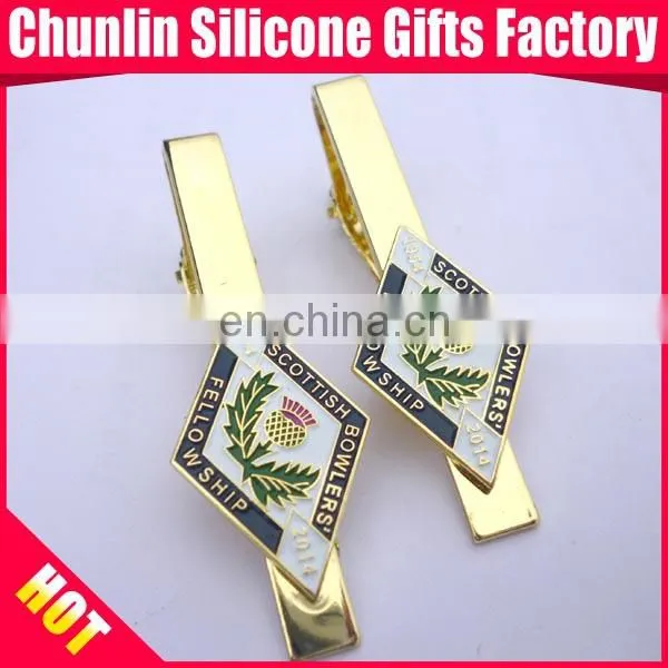 High quality metal tie clip / custom metal tie bar / own design tie clip