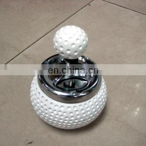 2014 new product golf shape plastic ashtray cheap ashtray factory