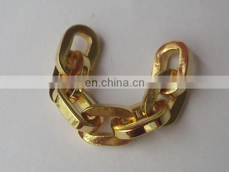 Elegant parts washable accessories Fashionable Metal Chain Links For Bag / Shoes and Cloth