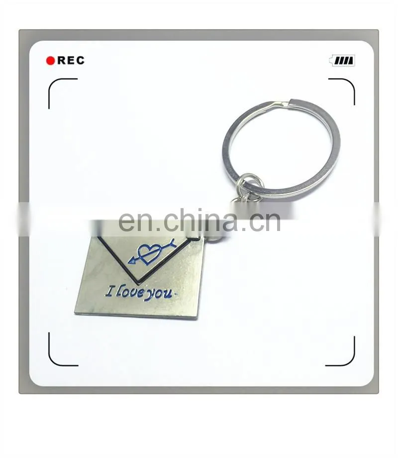 customized logo design your own custom aluminum keychain
