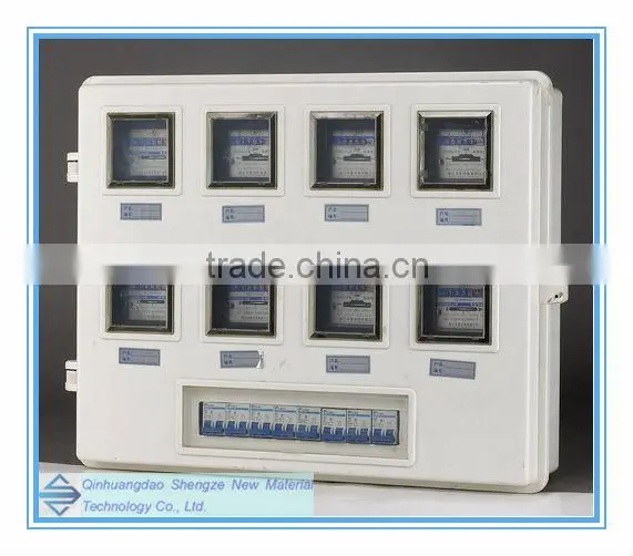 FRP meter box/ Multiple observation mouth Electric control shell / SMC cell box
