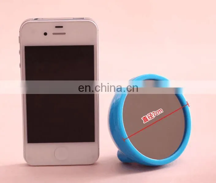 2019 new style easy carrying magic beauty mirror with led clock