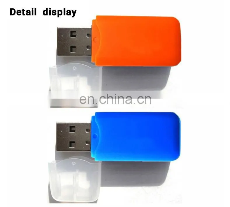 2021 NEW High Speed mini Micro TF SD Card Reader USB 2.0 With Lid Adapter Memory Card Reader