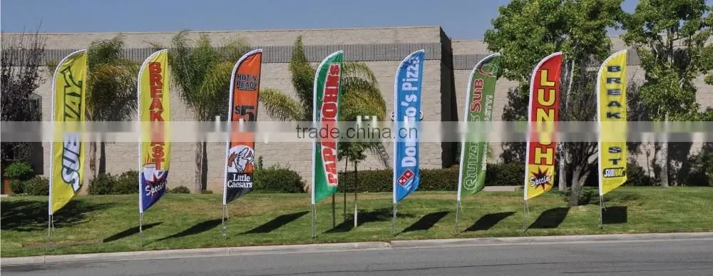 Cheap custom beach flag