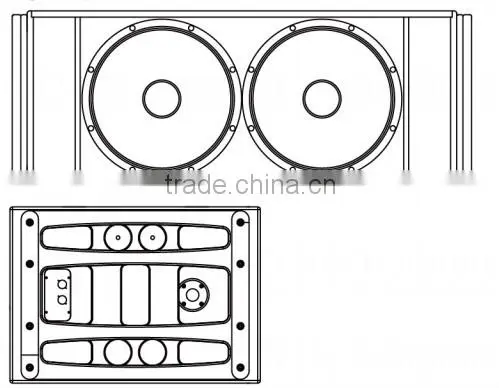 RS18 subwoofer, trade assurance, dual 18-inch passive subwoofer