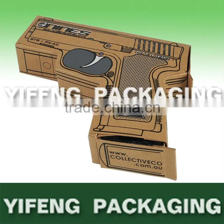 kraft gun gift box paper box