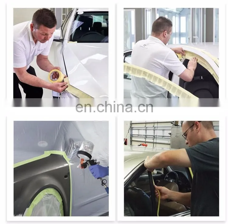 Cheap Auto Painting Paper High Temperature Masking Tape