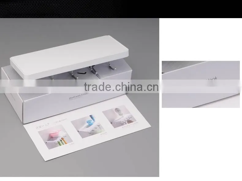 stainless steel bathroom shelf with toilet paper holder / wall mounted bathroom shelf / bathroom accessory