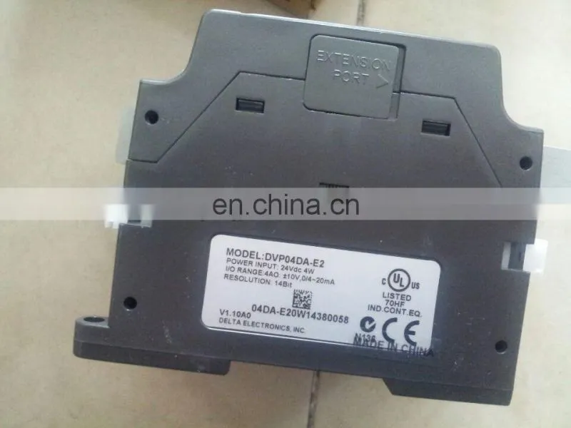 Delta PLC DVP04DA-E2 Power Input 24Vdc 4W I/O Range 4AO High Quality Genuine