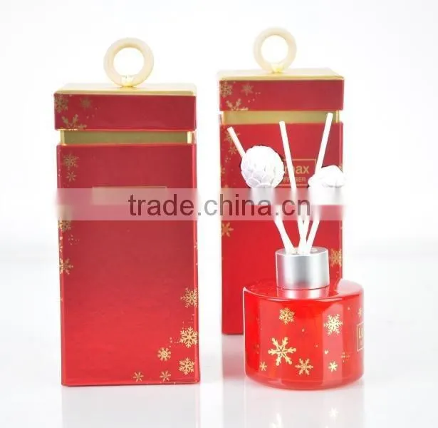 100ml Home fragrance Aroma Diffuser with glass bottle and plaster flower decoration SA-1978