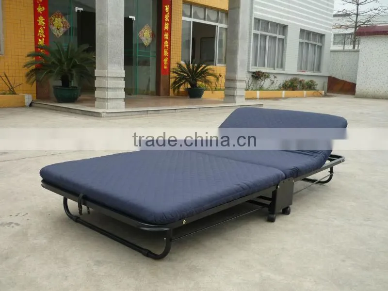 Metal Single Guest Folding Mattress Bed
