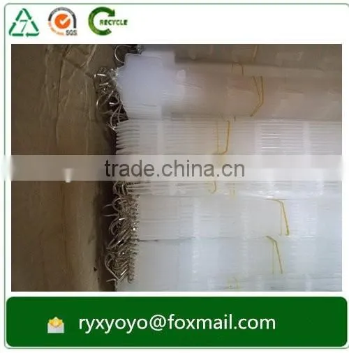 high quality Supermarket plastic pp white hanging display shelf strip