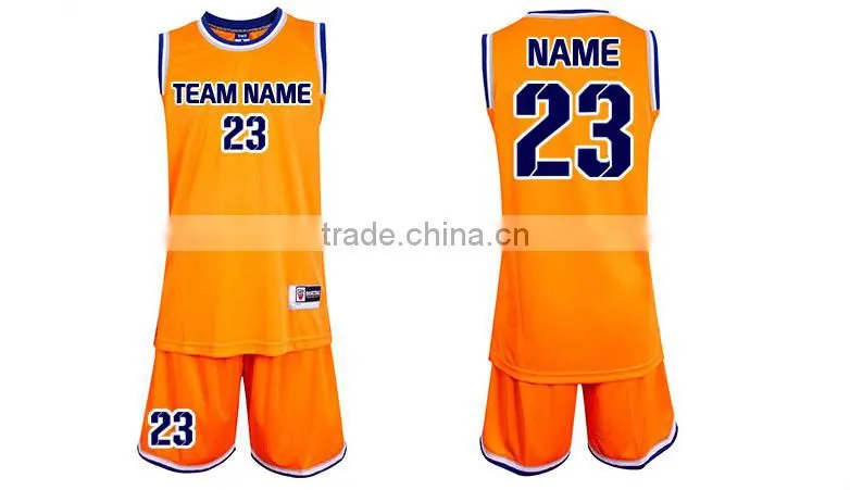 Wholesale Blank Basketball Jerseys/Blank Basketball Uniform Design With Custom Your Team Name