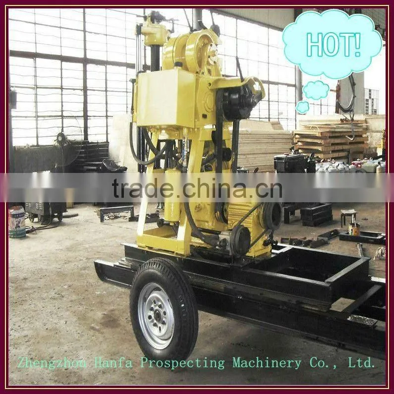 Geological Exploration!! Take soil and rock samples! HF130 mining core drilling machine