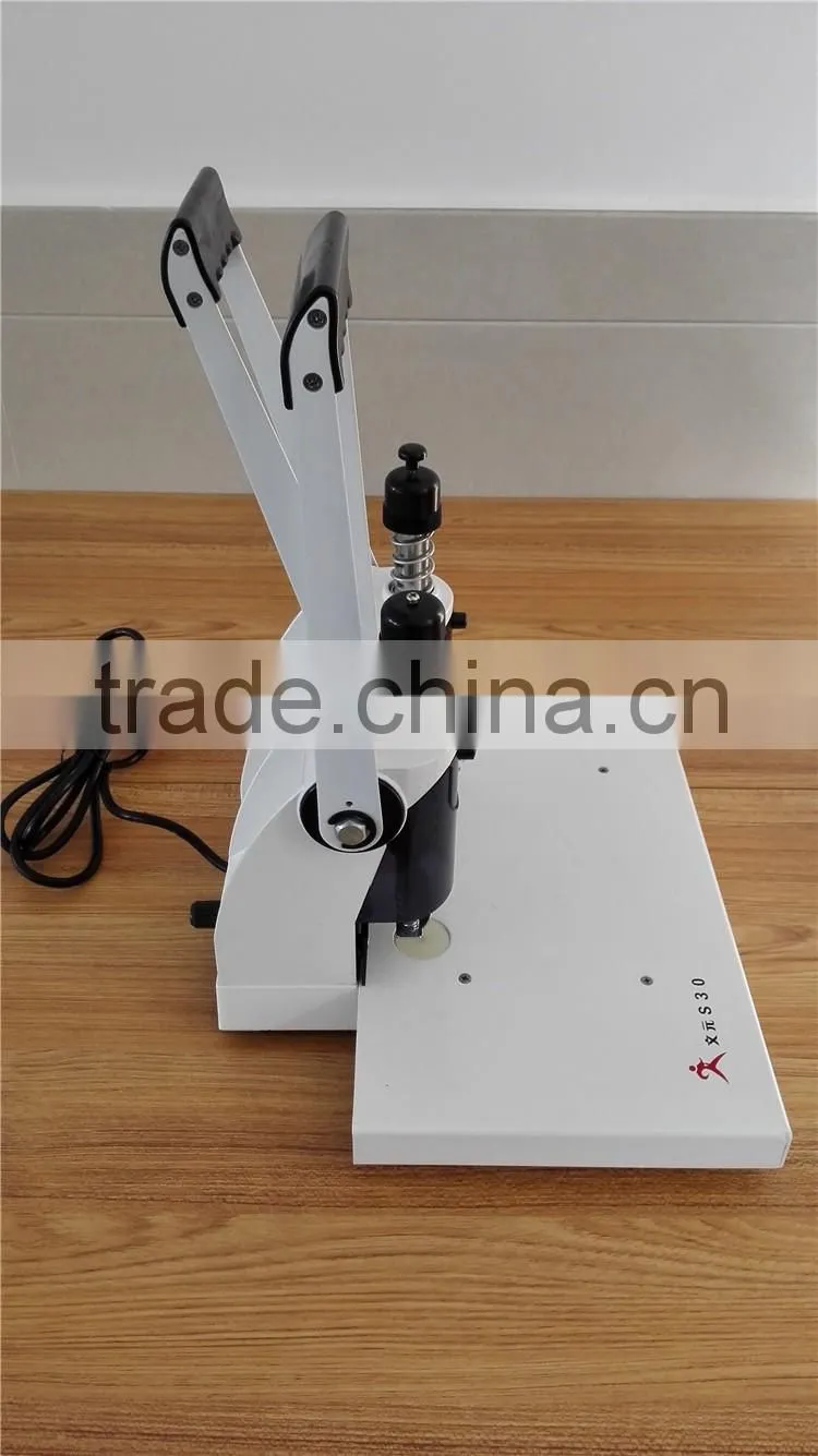 SG-S30 book binding plastic binding machine