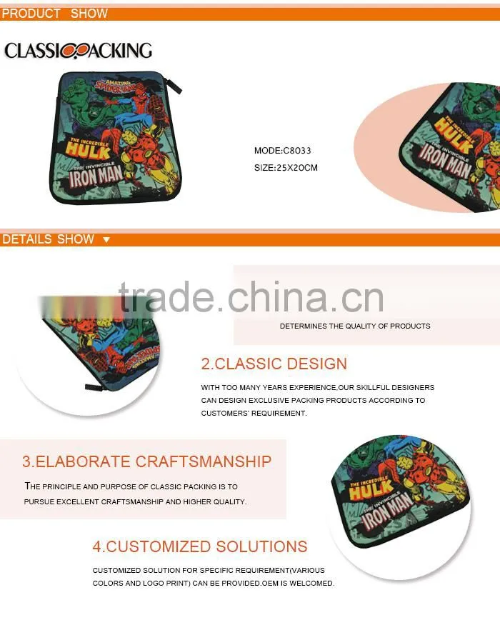 Promotional cool fashion laptop bag