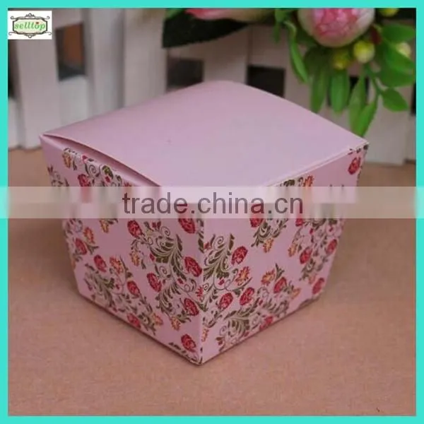 Cheaper cute 230g paper wedding chocolate packaging box