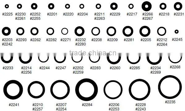 china supplier custom oil filter rubber gaskets