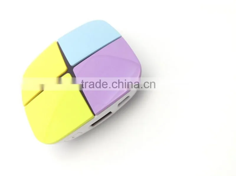 2015 New Design MultiColor Mini Size Power Bank