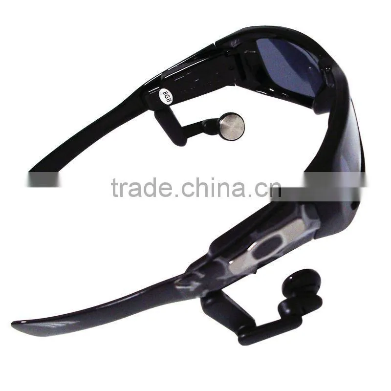 Amazing bluetooth mp3 video glasses with AVI built-in memory