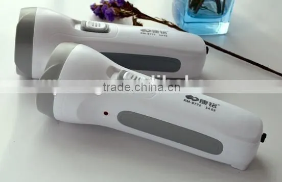 Promotional ABS material 9 LEDS Torch, portable charged torch